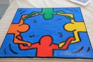 Team building MadCityZen : réalisation d’une fresque murale en entreprise. | © MadCityZen